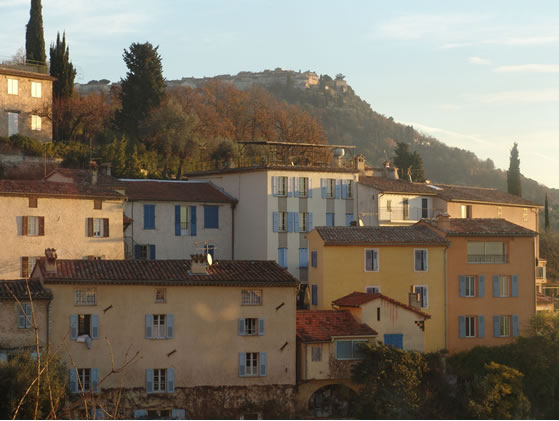 Morning light on the village