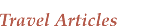 Travel Articles